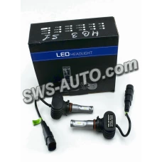 лампа LED HB3 12V-24V S1 6500K 6000L 25W діод CSP радіатор