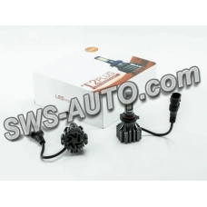 лампа LED HB3 12V-24V T2 PLUS 70W 6500K 8400L  радиатор