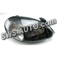 фара Lanos  (электро-кор.) черный корпус правая (черная)