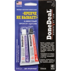 клей 2-х комп. эпоксид. Done Deal (крепче не бывает) прозрач. 21,3г х2