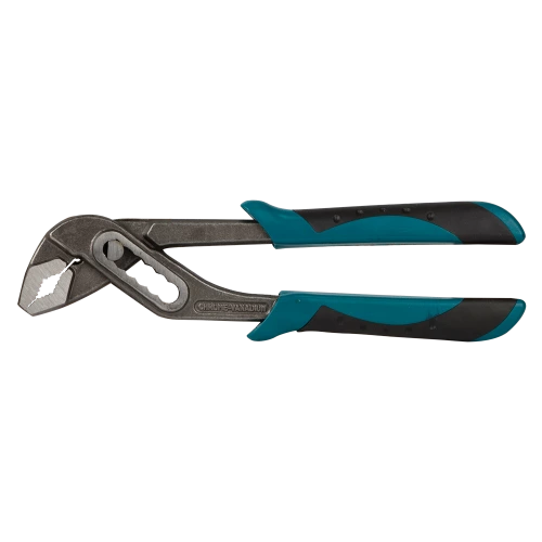 кліщі переставні 200мм чорно-зелені ручки