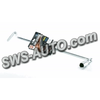 ключ свечной 21 с карданчиком удлиненный цельная мет. ручка Dk