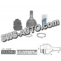 граната внут. Opel Vectra A, Ascona C, Kadett E 1.6-2.5i  (z34x25)  (PASCAL)