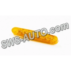 Габарит додатковий лінза 6 SMD жовтий
