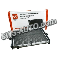 радиатор двиг. Газель 2хрядн. с\о алюм. (DK)