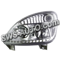 фара Газель н/о 4-блока лев. (ДК) встроенные ход.огни