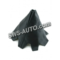 пыльник КПП VW T5 салона черный кожа (CarLife)