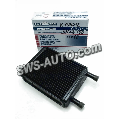 радиатор печки Газель медн. d-18 н/о (ШААЗ)