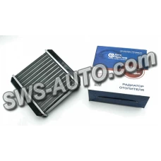 радиатор печки Газель аллюм.d-16 (Авто Престиж) со спиралью  штуцера по диагонали