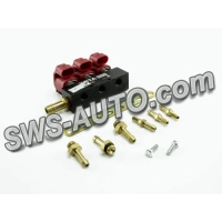 форсунки YOTA RED, 3 цил. 2 Oм, ( с калибр. штуцеров и со штуцерами в коллектор)