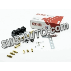 форсунки STAG W01 3 цил., с жиклерами D 1.5 мм