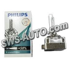 Лампа ксеноновая D1S 12V 35W PHILIPS X-treme Vision+150%