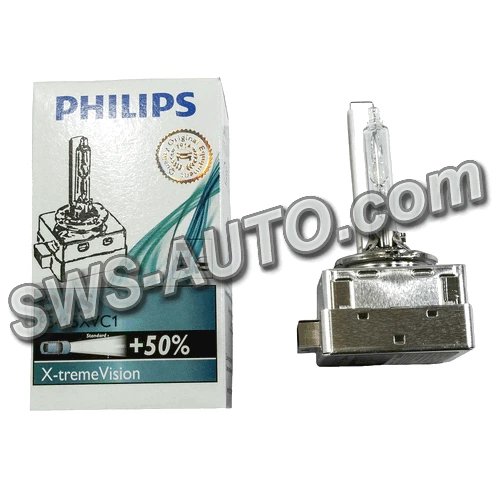 Лампа ксеноновая D1S 12V 35W PHILIPS X-treme Vision+150%