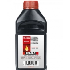 рідина гальмівна 0.5л  "DOT-5.1" FERODO