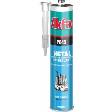 герметик  поліуретановий універсальний Akfix P645 310мл (чорний)