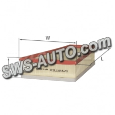 фильтр возд. Citroen Berlingo-Peugeot Partner 2.0HDI ->03  (SMARTEX)