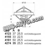 термостат VW T4 2.4D/TD  (WAHLER)