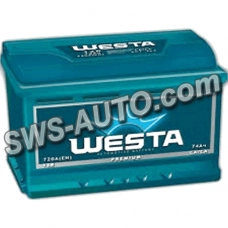 Акумулятор   Westa  74Ач (720A) premium Євро правий +