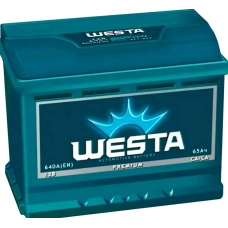 Аккумулятор   Westa  65Ач (640A) premium Евро прав +