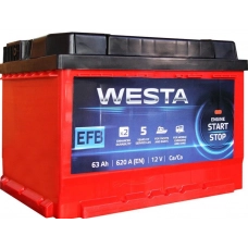 Аккумулятор   Westa  63Ач (620A)  EFB (Start-Stop)