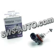 лампа H11 12V 55W BREVIA Power+30%