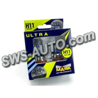 лампа H11 12V 55W Маяк White Vision +150%  (2шт)