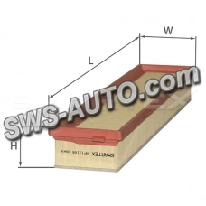 фильтр возд. Citroen Berlingo-Peugeot Partner 1.6i 16V 08->  (SMARTEX)