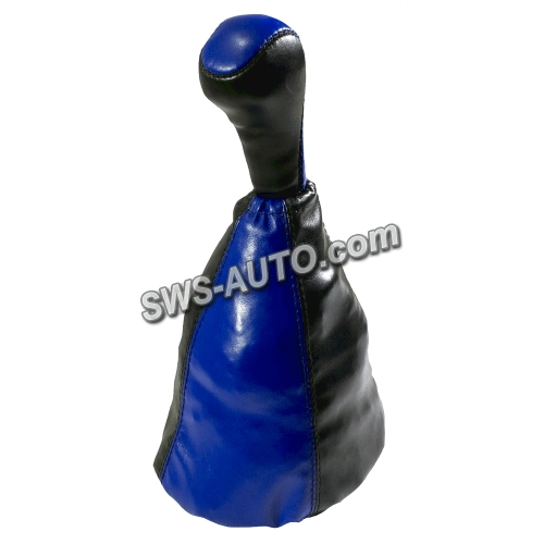 пыльник КПП 2108 салона кожзам синий + набалдашник кожзам