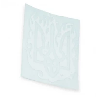 наклейка трафаретная "Герб Украины" малая (огонь)