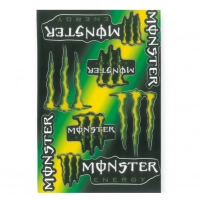 наклейка на мотоцикл "Monster Energy" контурна порізка