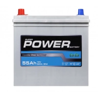 Аккумулятор POWER  55 (520 А) MF GREY Азия