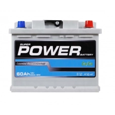 Аккумулятор POWER  60 (600 А) MF GREY Евро правый +