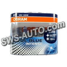 лампа  H1 12V 55 W OSRAM Cool Blue I+20% 4200К (2шт)*****