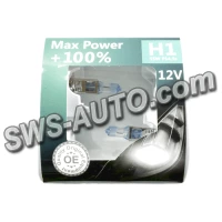 лампа  H1 12V 55 W BREVIA Max Power+100%(2шт)