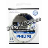 лампа  H1 12V 55 W PHILIPS White Vision+60% 4300К(2шт)