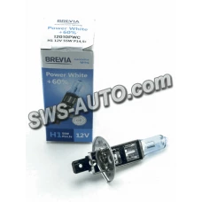 лампа  H1 12V 55 W BREVIA Power White +60% 4300K