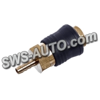 быстросьёмное соединение с клапаном под шланг d-10 мм, латунь "PROFI"