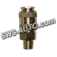 быстросьёмное соединение с клапаном под резьбу 1/4" наружную