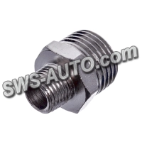 з'єднувач двосторонній під різьбу зовн. 1/4" х 1/2"