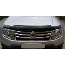дефлектор капота (мухобійка) Renault Duster 2010-2017  VIP Китай
