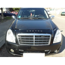 дефлектор капота (мухобійка) Ssang Yong Rexton II 2006-2012 VIP Китай