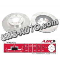 диск гальмівний пер. VW Passat B5, Audi A4 (96-00), (280mmx22mm) (ABE)