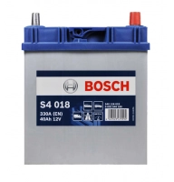 Акумулятор BOSCH  40 А S4 (330А) ASIA правий + (2 роки гарантії)
