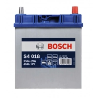 Акумулятор BOSCH  40 А S4 (330А) ASIA правий + (2 роки гарантії)