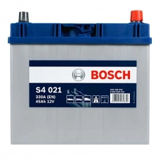 Акумулятор BOSCH  45 А S4 (330А) ASIA правий + (2 роки гарантії)