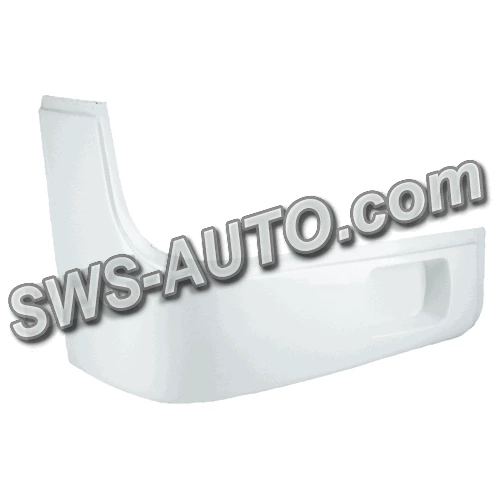 буфер Бампера Богдан 092 передній білий прав. (ікло) ДК