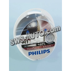 лампа  H1 12V 55 W PHILIPS Vision Plus +60% (2шт)