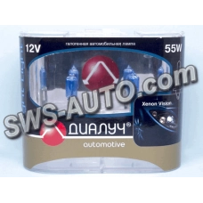 лампа  H1 12V 55 W Диалуч Night light Xenon vision (2шт)