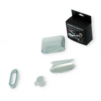 комплект пленки защитной на пороги, под отбойники, под ручки и торцы дверей 85х90мм фигурная  22шт