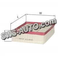 фильтр возд. VW Passat B5, Audi A6 2.5TDI (97-05) (SMARTEX)